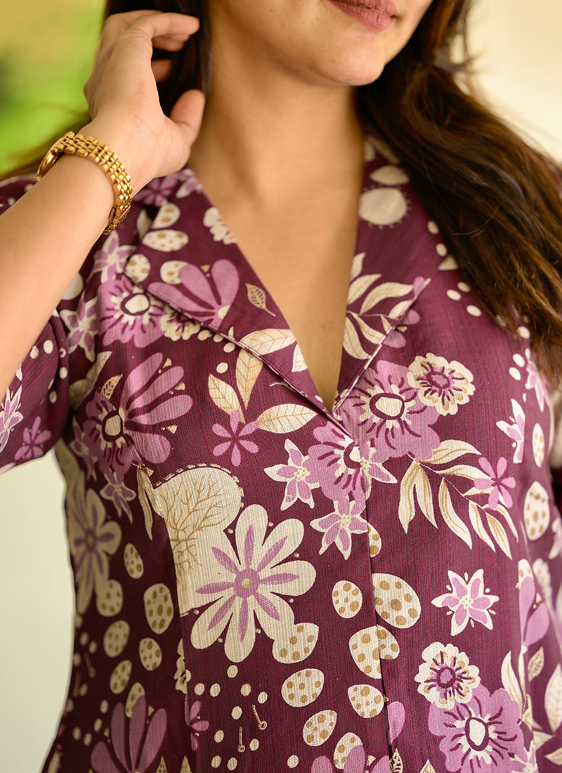 Multi color cotton Printed Dress