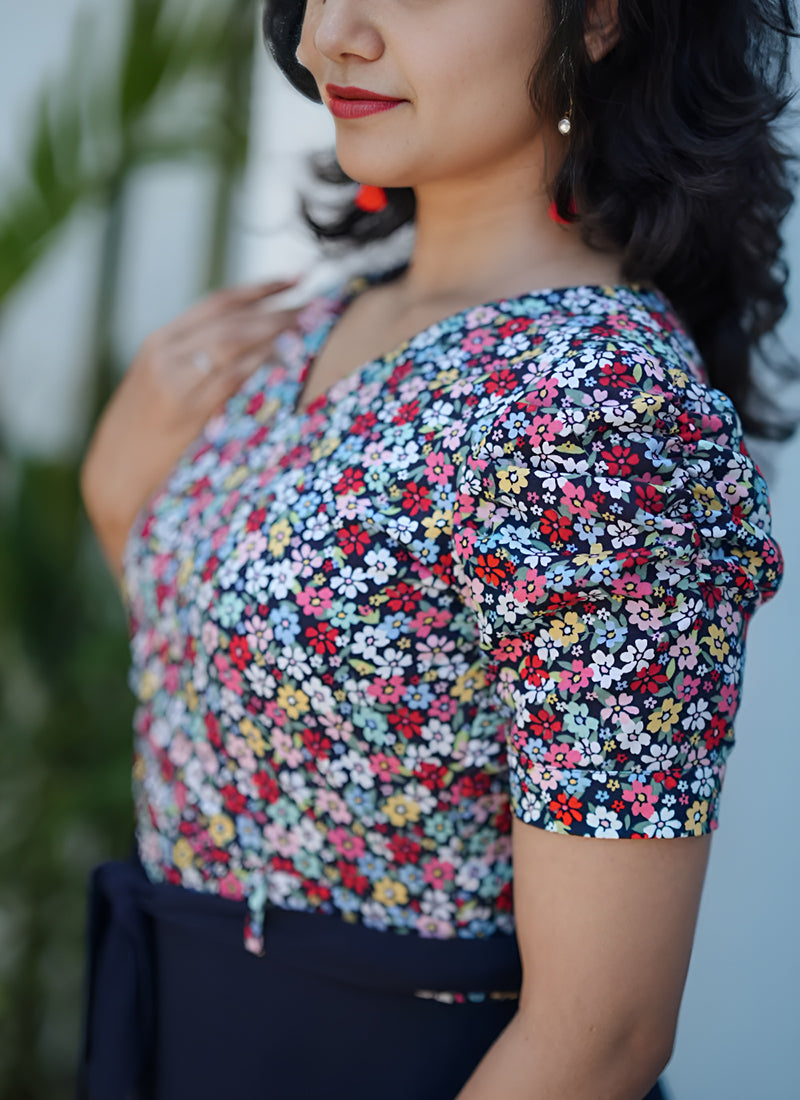 Navyblue Printed Dress