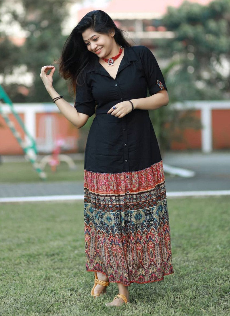 Rajvadi Printed Maxi Dress