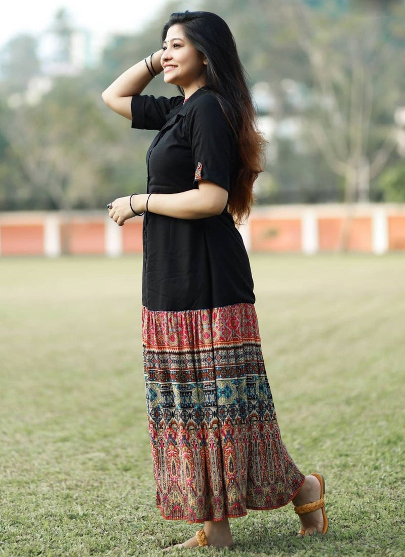 Rajvadi Printed Maxi Dress